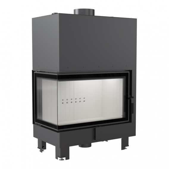 Obrázok pre Teplovodná krbová vložka MBO 15 BS ľavé presklenie s dochladzovacou špirálou