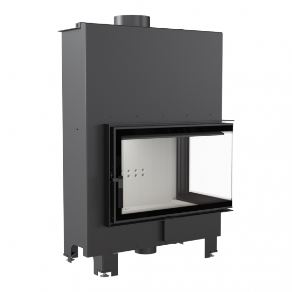 Obrázok pre Teplovodná krbová vložka MBO 15 BS pravé presklenie s dochladzovacou špirálou