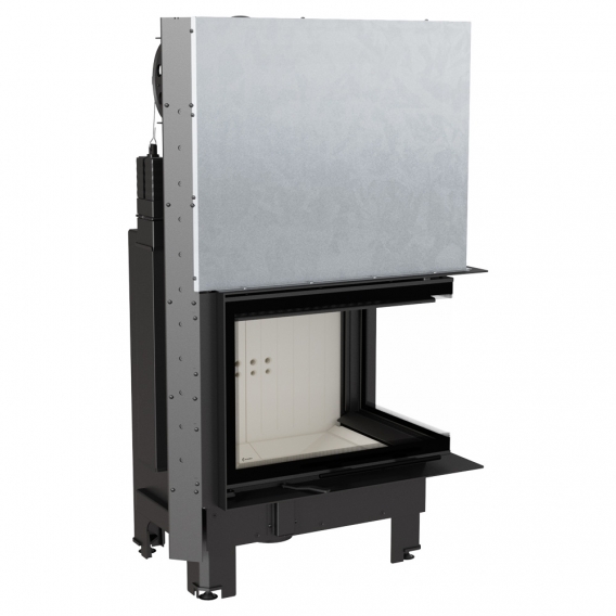 Obrázok pre Krbová vložka MBZ 13 BS pravé presklenie s výsuvným otváraním dvierok a ohýbaným sklom