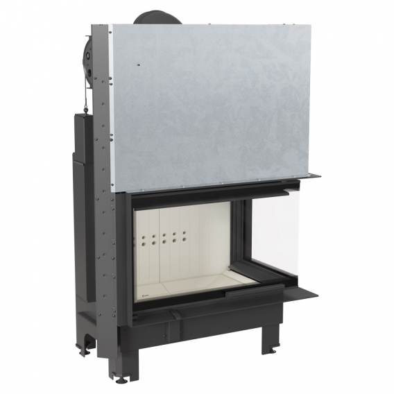 Obrázok pre Krbová vložka MBO 15 BS pravé presklenie s výsuvným otváraním dvierok a ohýbaným sklom