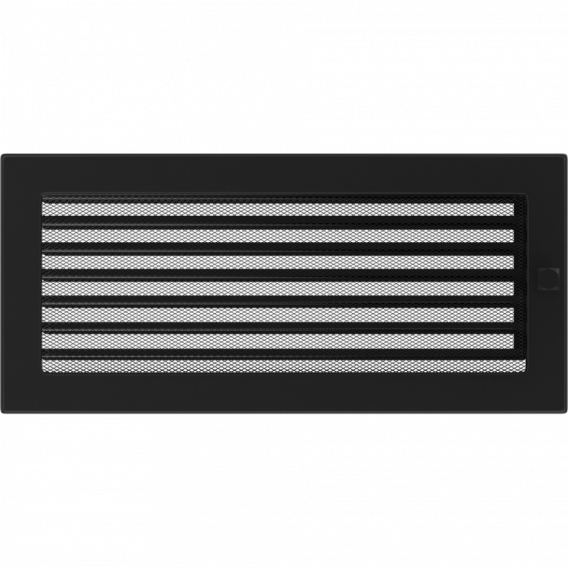 Obrázok pre Mriežka 17x37 čierna s klapkou