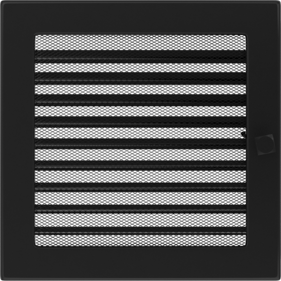 Obrázok pre Mriežka 22x22 čierna s klapkou