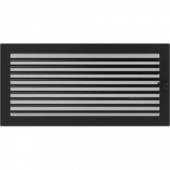 Obrázok pre Mriežka 22x45 čierna s klapkou