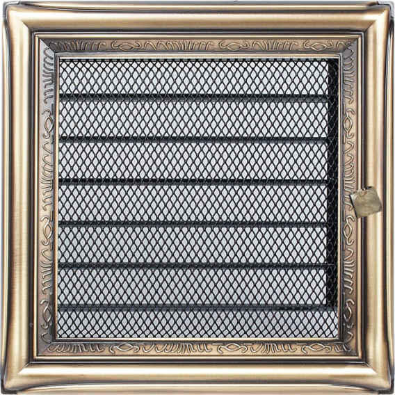 Obrázok pre Mriežka 17x17 rustikálna s klapkou