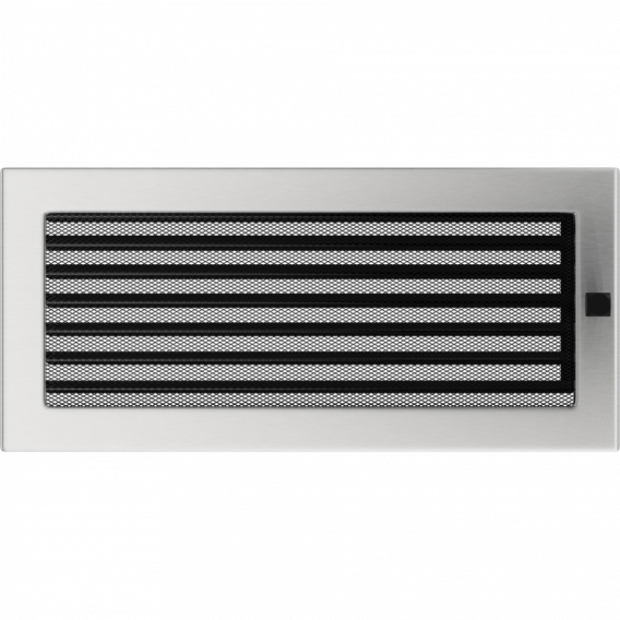 Obrázok pre Mriežka 17x37 nerezová s klapkou