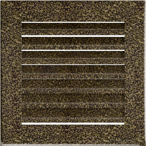 Obrázok pre Mriežka FRESH 17x17 čierno-zlatá