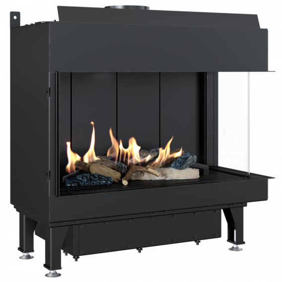 Obrázok pre Plynová krbová vložka LEO 70 pravé presklenie