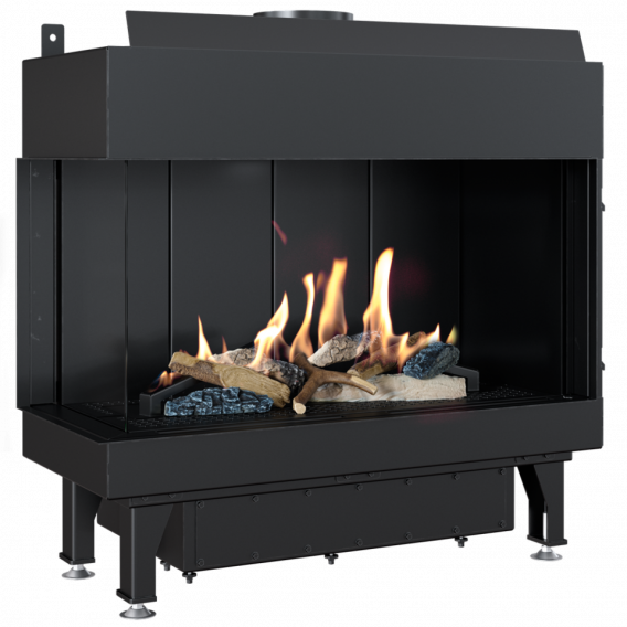 Obrázok pre Plynová krbová vložka LEO 70 ľavé presklenie