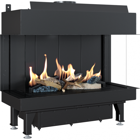 Obrázok pre Plynová krbová vložka LEO 70 trojstranné presklenie