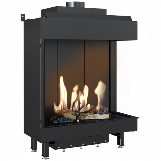 Obrázok pre Plynová krbová vložka LEO 76/62 pravé presklenie