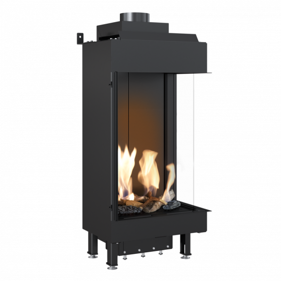 Obrázok pre Plynová krbová vložka LEO 45/68 pravé presklenie