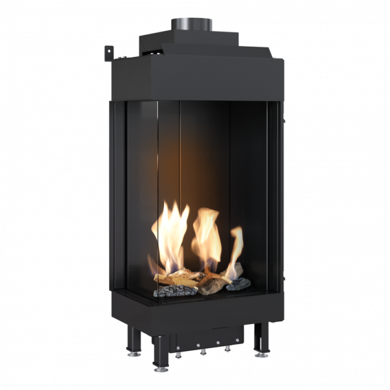 Obrázok pre Plynová krbová vložka LEO 45/68 ľavé presklenie