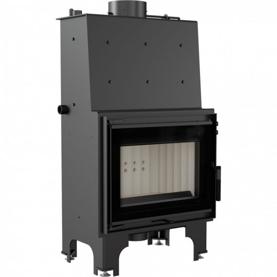 Obrázok pre Teplovodná krbová vložka AQUARIO M12 s dvojitým sklom GLASS a dochladzovacou špirálou