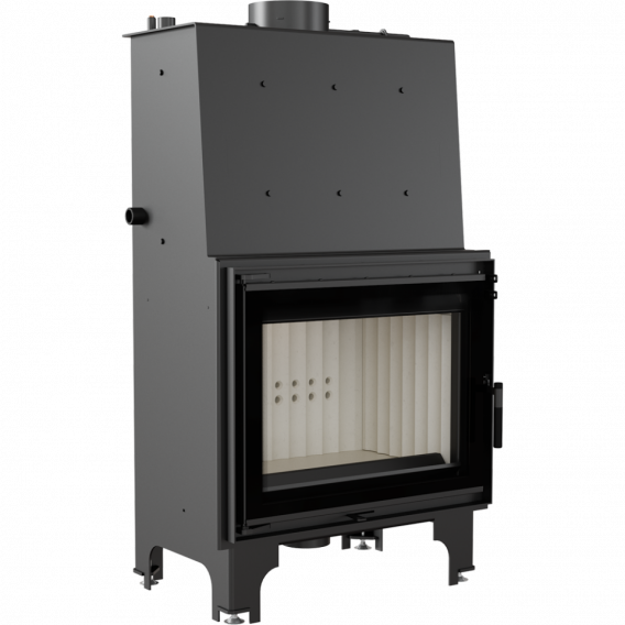 Obrázok pre Teplovodná krbová vložka AQUARIO A18 s dvojitým sklom GLASS a dochladzovacou špirálou