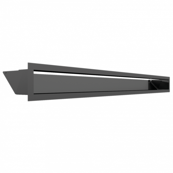 Obrázok pre Mriežka LUFT 90×1000 grafitová 45S SF - plytká