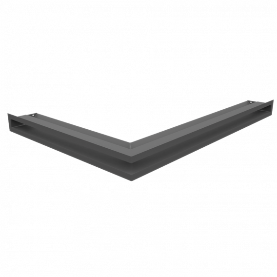 Obrázok pre Rohová mriežka LUFT 547x766x60 pravá grafitová 45S