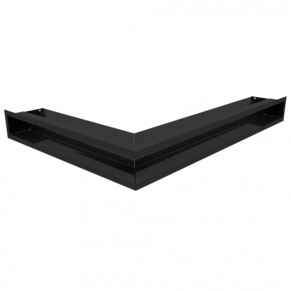 Obrázok pre Rohová mriežka LUFT 547x766x90 pravá čierna 45S