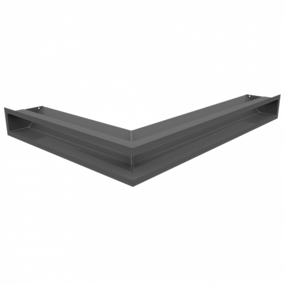 Obrázok pre Rohová mriežka LUFT 547x766x90 pravá grafitová 45S