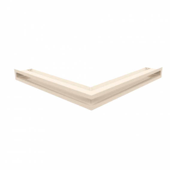 Obrázok pre Rohová mriežka LUFT 560x560x60 stredová krémová 45S SF - plytká