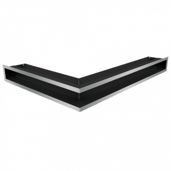 Obrázok pre Rohová mriežka LUFT 547x766x90 pravá nerezová 45S SF - plytká