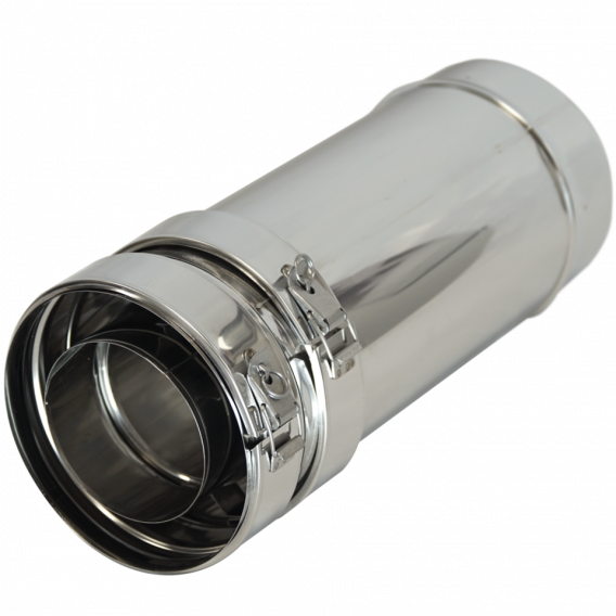 Obrázok pre Rúra koncentrická Ø130/150mm, nastaviteľná 0,39 - 0,64m