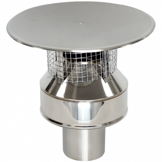 Obrázok pre Ukončenie vývodu spalín - vertikálne Ø130/200mm