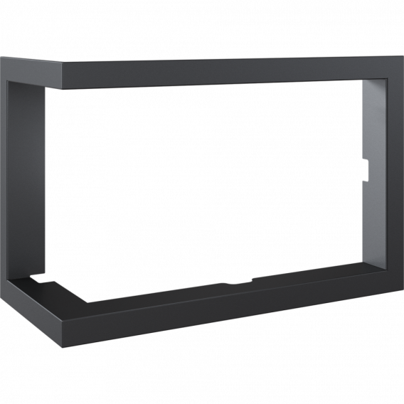 Obrázok pre Montážny rámik 90° pre krbové vložky LUCY 14 ľavé presklenie