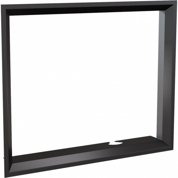 Obrázok pre Montážny rámik 45° pre krbové vložky NADIA 13 s výsuvnými dvierkami