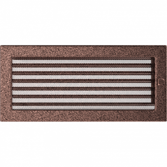 Obrázok pre Mriežka 17x37 medená s klapkou