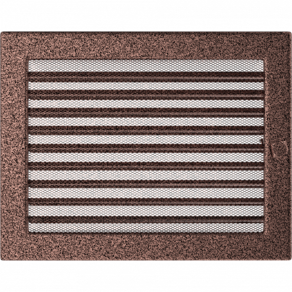 Obrázok pre Mriežka 22x30 medená s klapkou