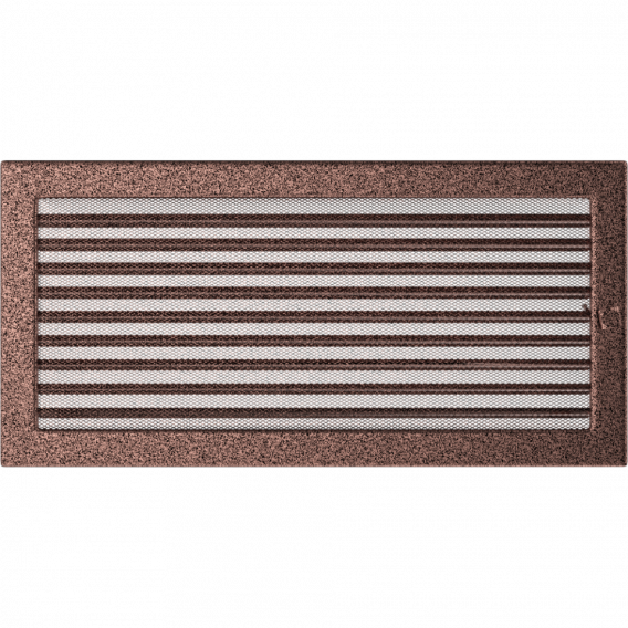 Obrázok pre Mriežka 22x45 medená s klapkou