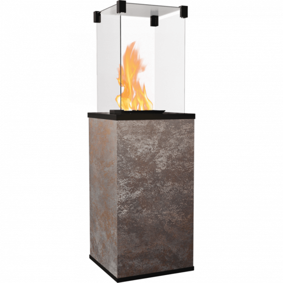 Obrázok pre Plynový ohrievač PATIO - povrchová úprava OXIDE NERO - manuálne ovládanie