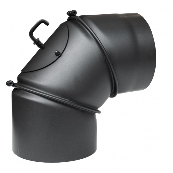 Obrázok pre Nastaviteľné koleno PARKANEX 200mm/90° s klapkou a čistiacim otvorom