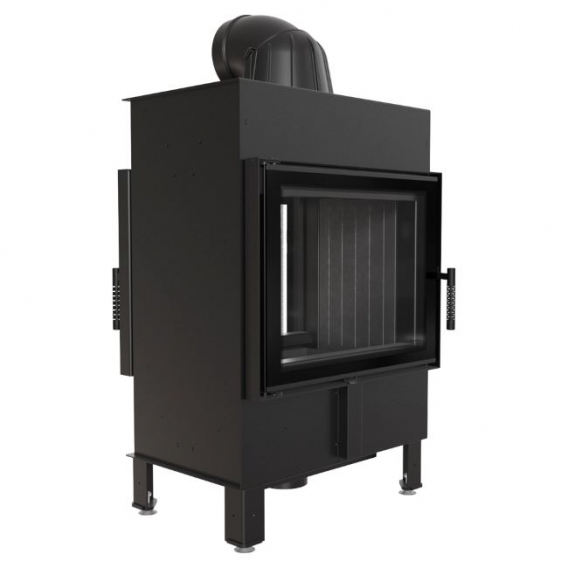 Obrázok pre Krbová vložka LUCY 12 tunelové presklenie s čiernym ohniskom 