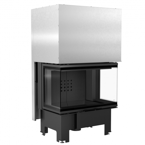 Obrázok pre Krbová vložka NBC 10 trojstranné presklenie s čiernym ohniskom