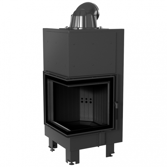 Obrázok pre Krbová vložka MBN 8 BS ľavé presklenie s čiernym ohniskom