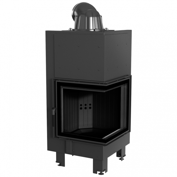 Obrázok pre Krbová vložka MBN 8 BS pravé presklenie s čiernym ohniskom