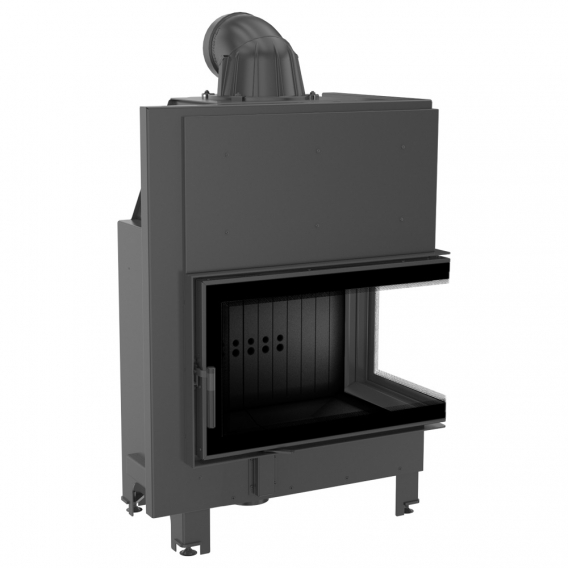 Obrázok pre Krbová vložka MBO 15 BS pravé presklenie s čiernym ohniskom