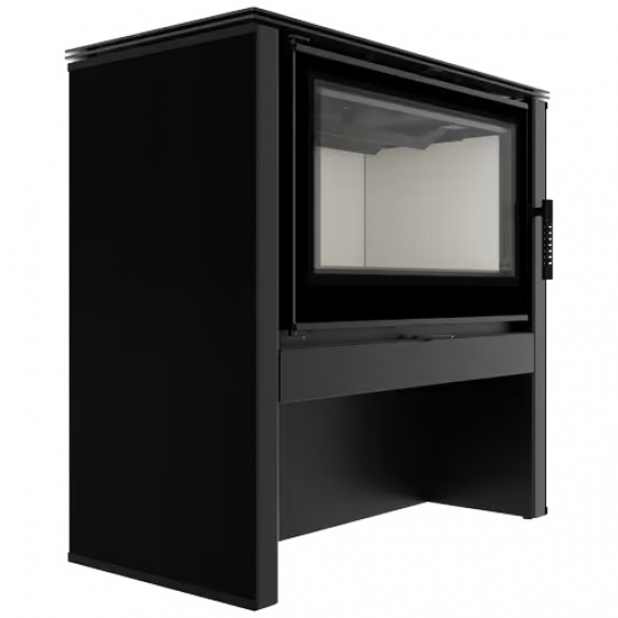 Obrázok pre Krbové kachle JUNO 12 čierne panely