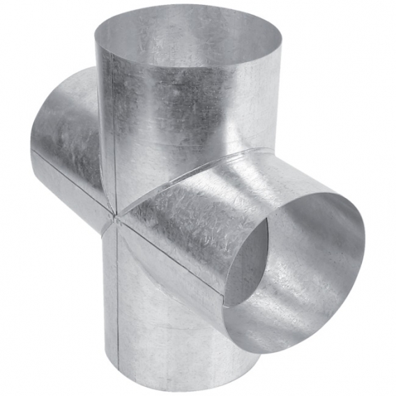 Obrázok pre Rozdvojka X okrúhla Ø100mm 