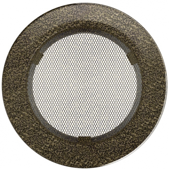 Obrázok pre Mriežka okrúhla Ø 150 čierno-zlatá