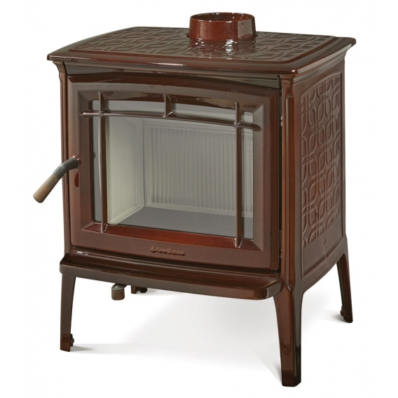 Obrázok pre Liatinové kachle SHELBURNE hnedý smalt 