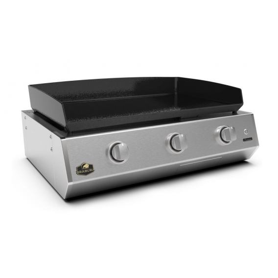 Obrázok pre Plynový gril L-CLASS 30 nerezový s liatinovou varnou platňou 