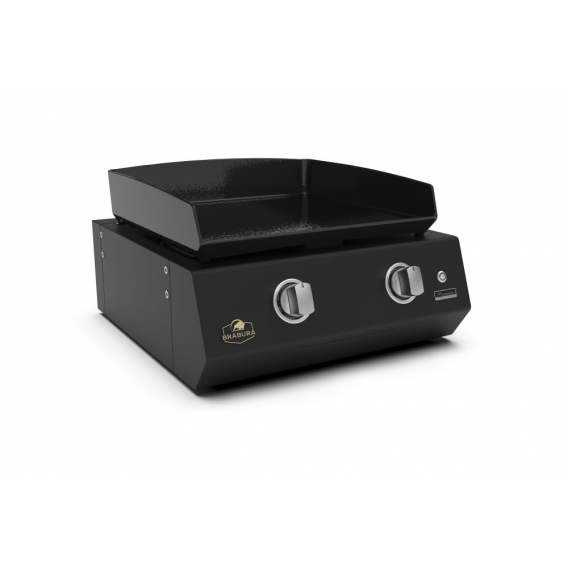 Obrázok pre Plynový gril L-CLASS 20 čierny s liatinovou varnou platňou