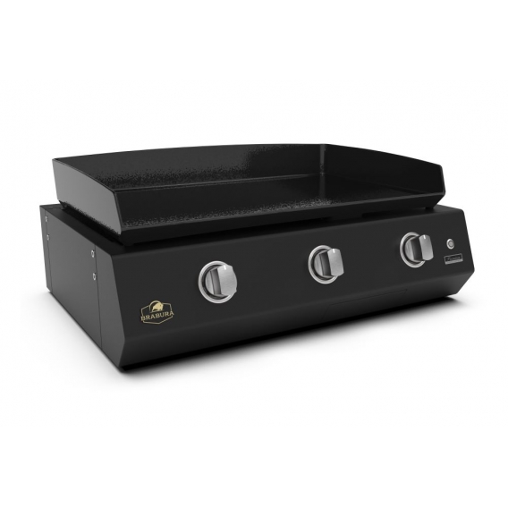 Obrázok pre Plynový gril L-CLASS 30 čierny  s liatinovou varnou platňou 