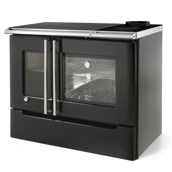 Obrázok pre Teplovzdušný krbový sporák CARES II - horný/zadný vývod 