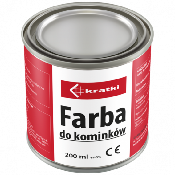 Obrázok pre Farba na krby 200 ml