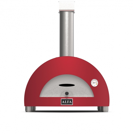 Obrázok pre Pizza pec MODERNO 1 na drevo - antique red 
