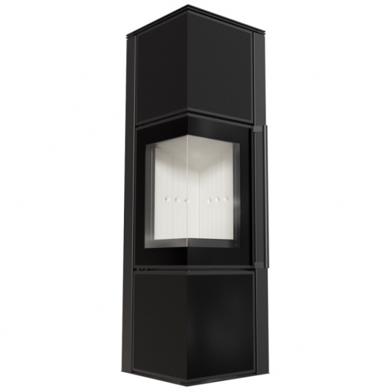 Obrázok pre Krbové kachle TORA M 8 povrchová úprava - NERO