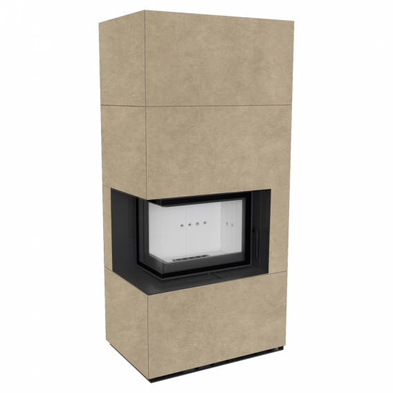 Obrázok pre Modulárny krb FLOKI ľavý - povrchová úprava - FOKOS RENA